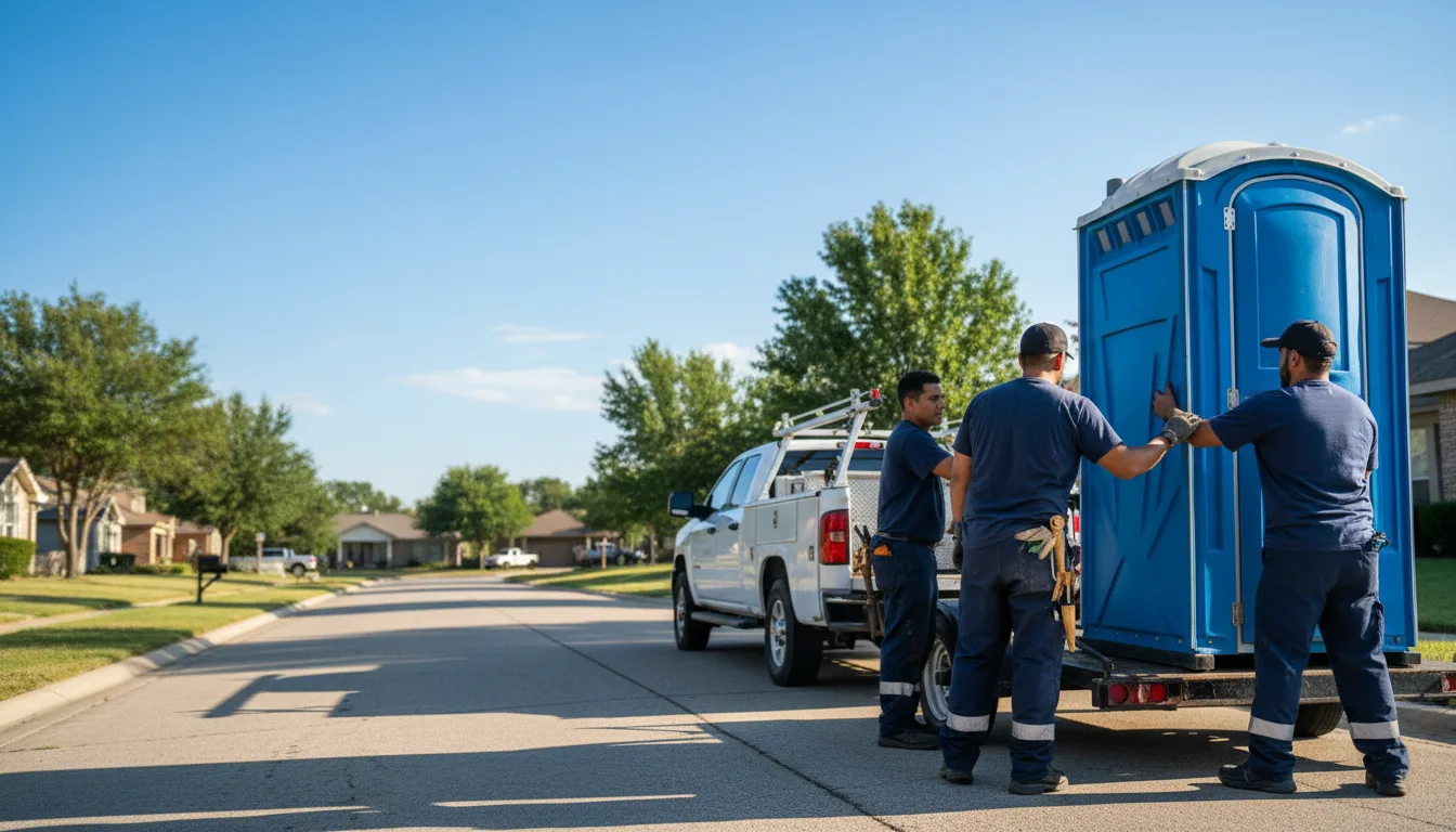 Portable Toilet Rental in Placedo, TX near me